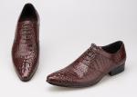 100% Genuine Leather Men'S Wedding Dress Shoes Durable Goodyear Welted Leather