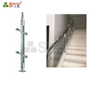 Quality ASTM DIN EN Stainless Balustrade Posts Corrosion Resistance For Outdoor Steps wholesale