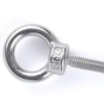 M4-M72 SS304 Stainless Steel Eye Bolt Drop Forged Din 580 Lifting Eye Bolt