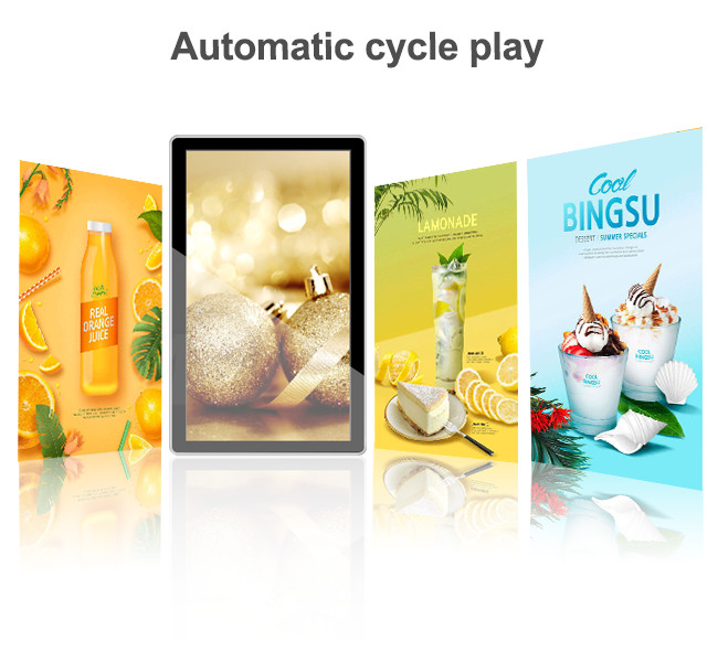 Non Touch 23.6 Inch HD 1080P Wall Mounted Digital Signage All In One
