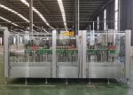 4 In 1 Glass Bottle Filler , 6000b/h Juice Bottle Packing Machine