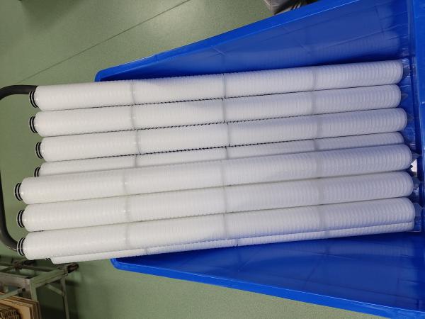 RO Filtration PP Pleated Water Filter Cartridges OD 69 Mm Length 40 Inches 1
