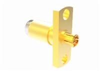Quality Mini SSMP Female RF Coaxial Connector 2 Hole Flange Mount wholesale