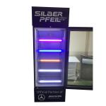 190L retro slim cooler Pepsi beverage cooler / upright display refrigerator