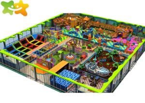 Quality Professional Soft Indoor Commercial Playground Equipment / Jump Trampoline Park wholesale