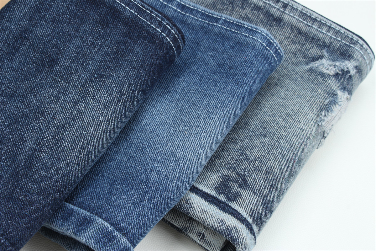 12.1 Oz Make A Right-Handed 3x1 Fence With A Rich Surface Texture Cotton Polyester Spandex Textile Jeans TR Denim Fabrics