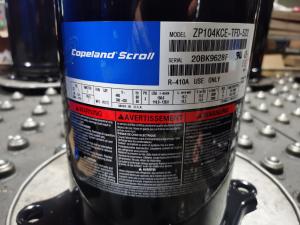 Quality 3HP Low Temperature Copeland Scroll Compressor ZB21KQE-TFD-558 Hermetic Compressor wholesale