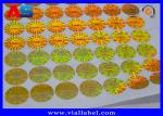 Security Custom Hologram Sticker Anti - Fake Protection With Serial Number