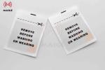 Clothes RF 8.2MHz Alarming Woven Fabric Labels For Garment Anti - Theft