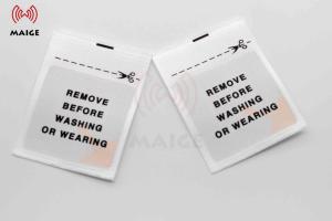 Quality Clothes RF 8.2MHz Alarming Woven Fabric Labels For Garment Anti - Theft wholesale