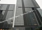 Aluminum Frame Heat Insulation Glass Curtain Wall For Commercial Building Usage