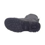 Black Leather Firefighter Boots Heat Insulation Firefighter Boots Steel Toe