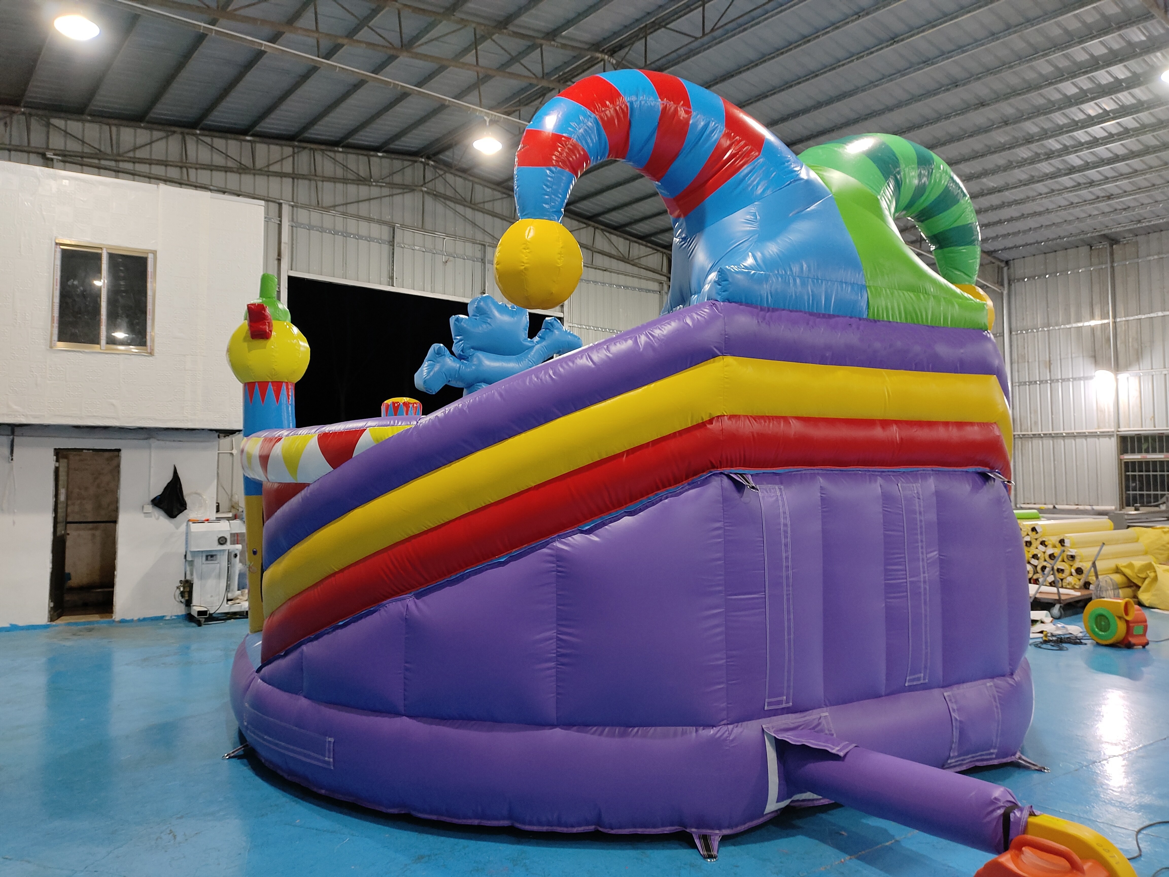 New Design Inflatable Castle Inflatable Bounce House With Slides Clown Circus Inflatable Combo For Party For Kids