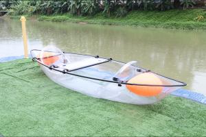 Quality Transparent polycarbonate plastic Transparent roto molded plastic kayak wholesale