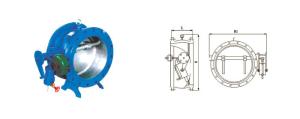 China Wafer Type Swing Check Valve For Liquids Flow Control DN15 ~DN100 on sale