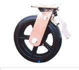 Quality 6 Inch Heavy Duty PU Caster Wheels With Double Brake wholesale