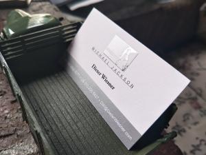 Quality Silver Foil Stamped Letterpress Foil Business Cards With Embossed Logo wholesale