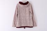 Burgundy Terry Cloth Sweatshirt Womens 53% Cotton 47% Polyester