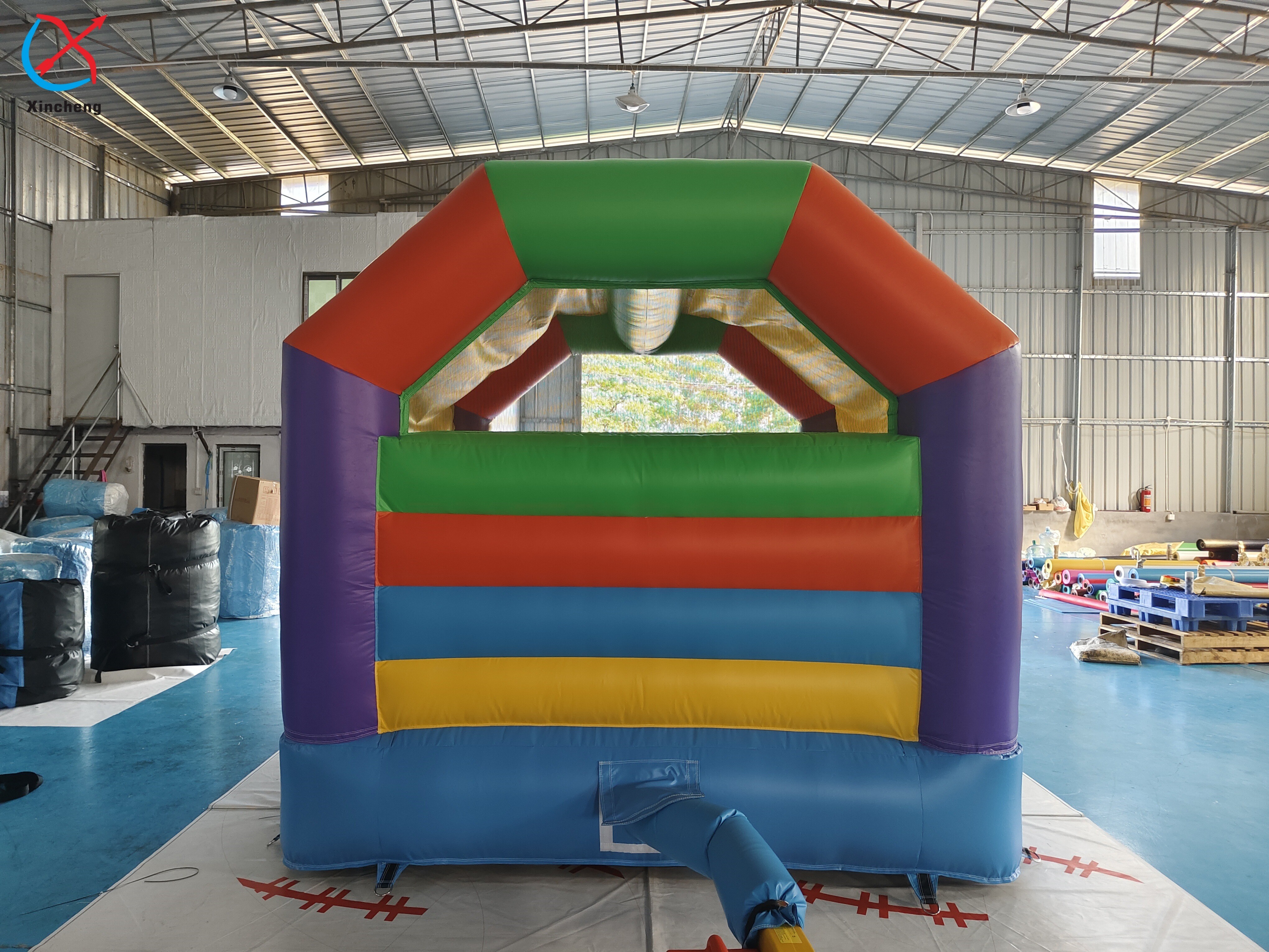 Commercial Inflatable Colorful Bounce House Unicorn Inflatable Jumping Castle