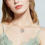 YASVITTI 925 Sterling Silver Eternal Love Heart Pendant Necklace Personalized