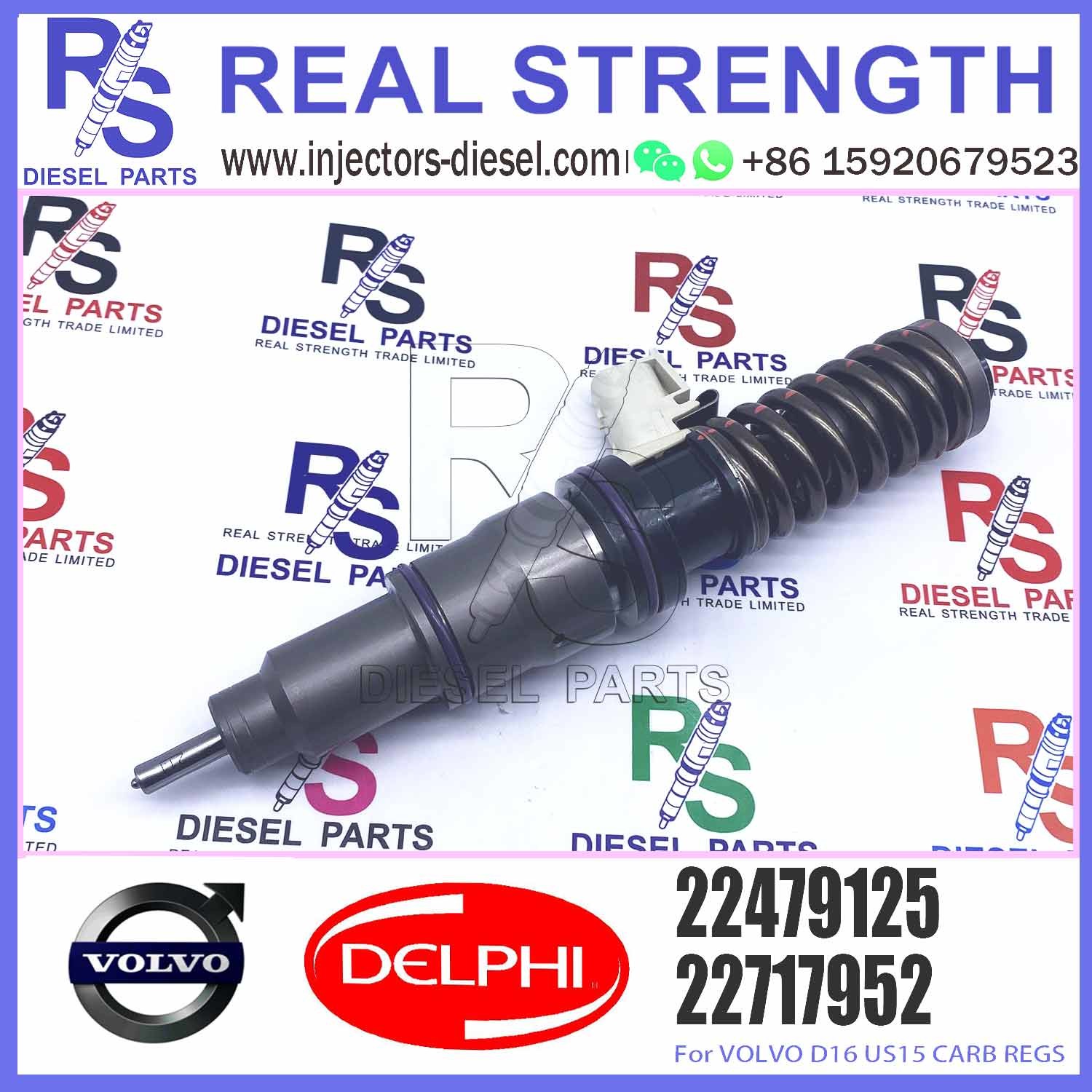 22479125 Diesel Fuel Injector For V-O-L-V Truck 85020431 85020430 BEBE5L17001