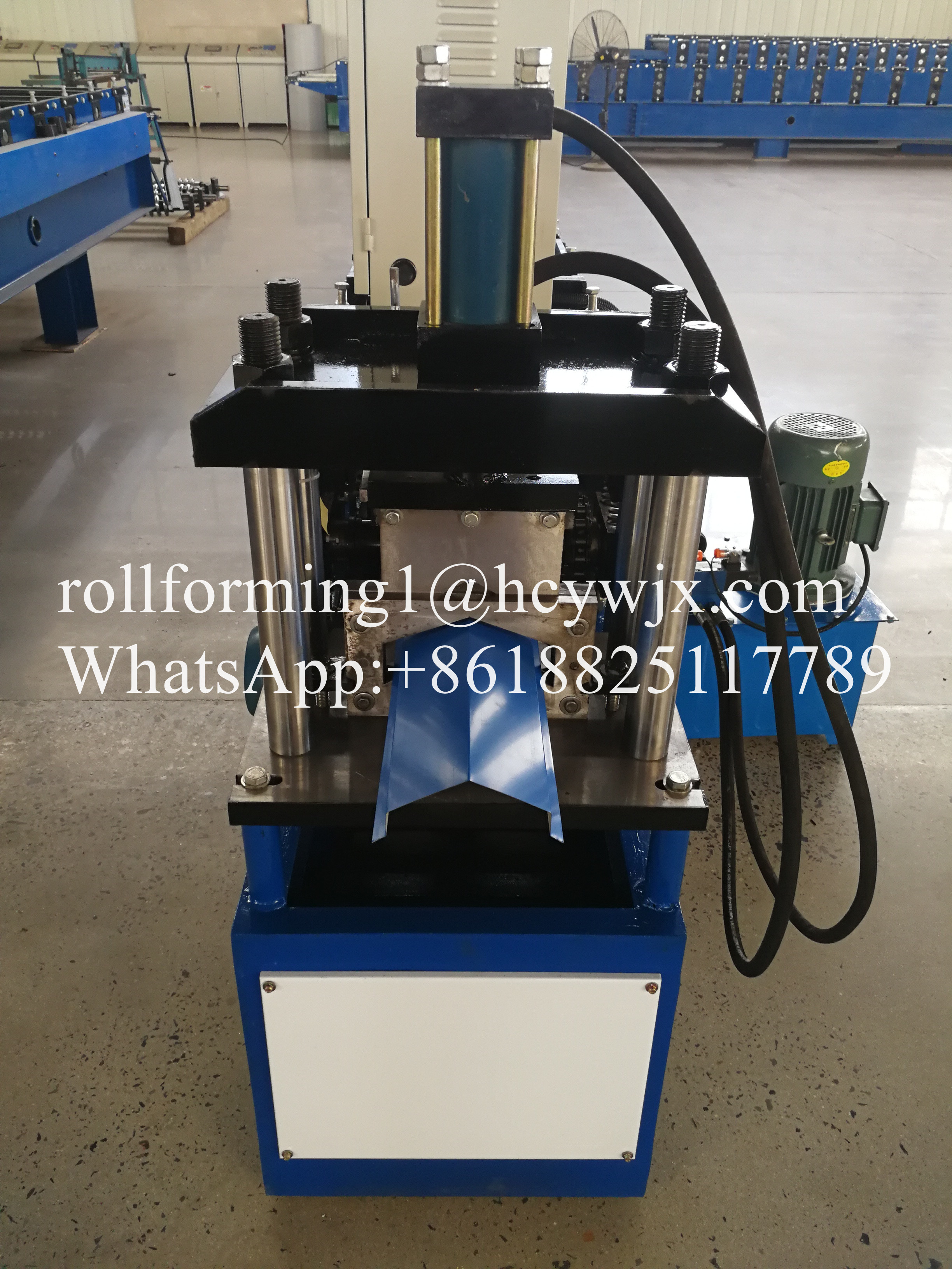 Automatic Roof Ridge Cap Roll Forming Equipment