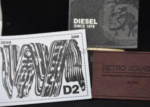 Quality Debossed PU PVC Custom Leather Labels For Handmade Items wholesale