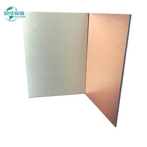 Quality 1220mm Brushed ACP Fire Retardant Composite Paneling B1 Fire Rating wholesale