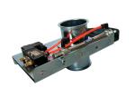 Adjustment Metal Duct Zone Dampers Galvanized Sealed Pneumatic Blast Gates