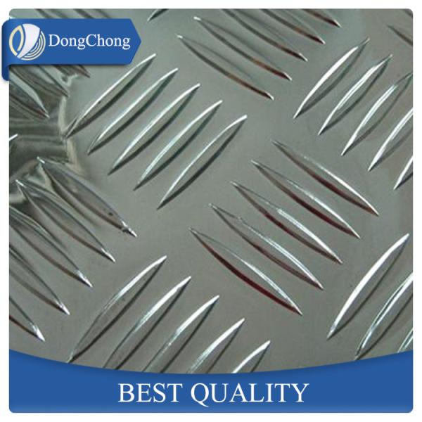 High Strength 5 Bars Diamond Aluminum Sheet 0.4mm - 20mm Thickness SGS