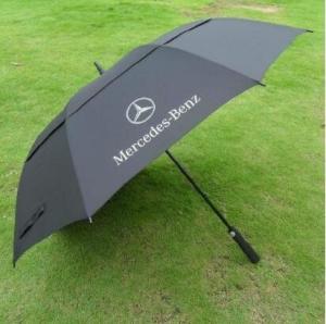 Quality Green Golf Size Folding Umbrella EVA Straight Handle Black Finish Shaft wholesale