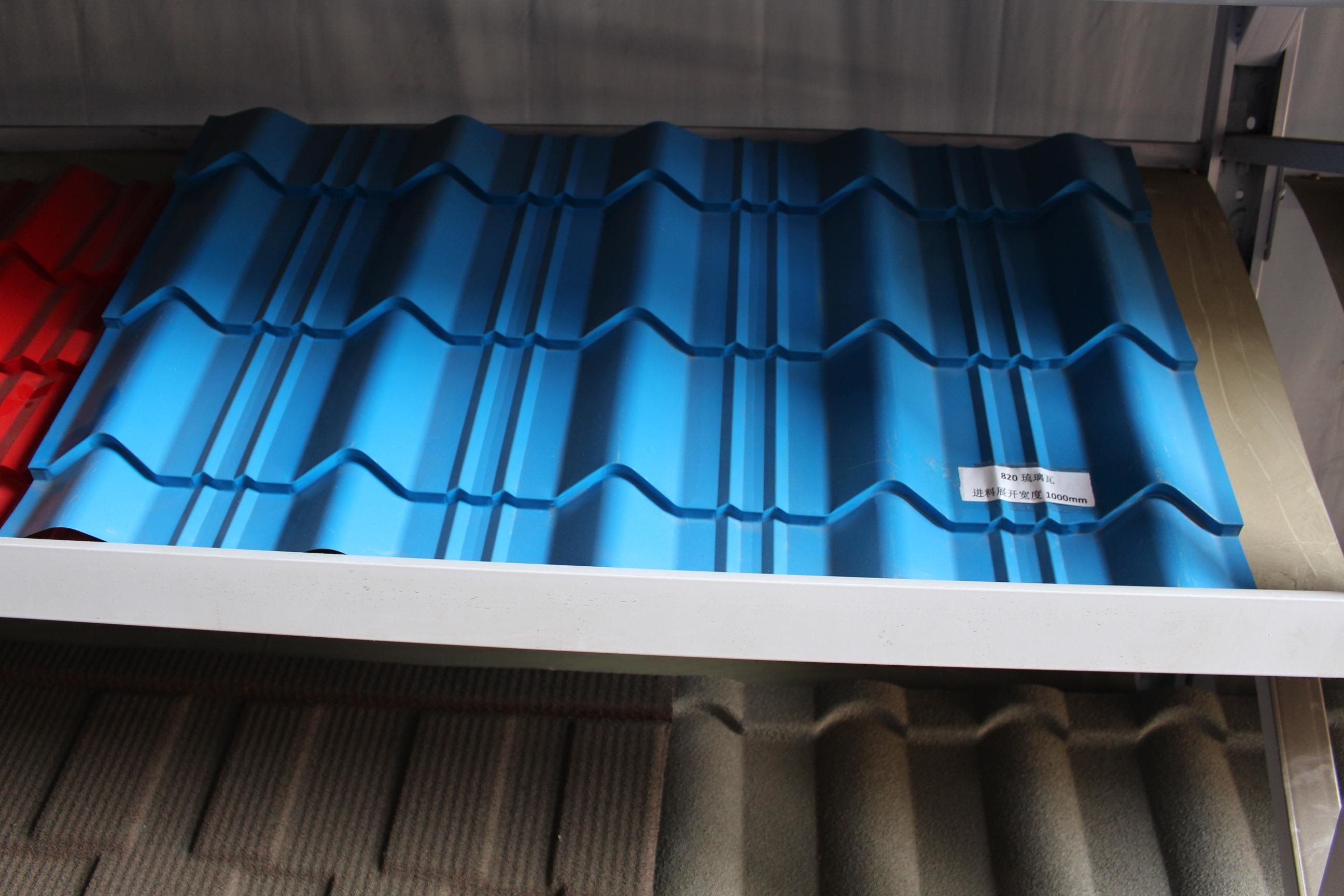 Customized Shape Profile Ppgi Roof Panel Roll Former Metal