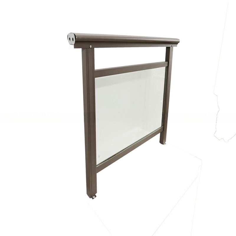 OEM Standoff Aluminium Glass Railing For Safety Protection
