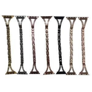 Quality Apple Huawei Samsung Watch Strap Herringbone Diamond Metal wholesale