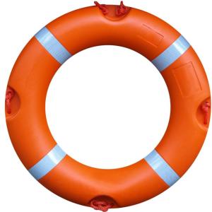 Quality High Density Lifesaver Boat Ring , Orange / Red Color Swimming Pool Buoy wholesale
