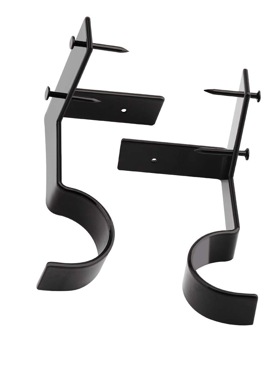Double Curtain Rod Holders Brackets for Window Bedroom Home Decoration Party Occasion