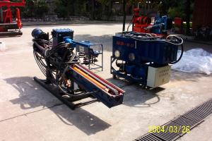 Quality Portable Auger Drilling Rig Borehole Stepless Shift / DTH Hammer Drilling MD - 60 wholesale
