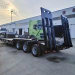 Used New Lowboy Truck Trailer 60T Lowbed Semi Trailer For Sale