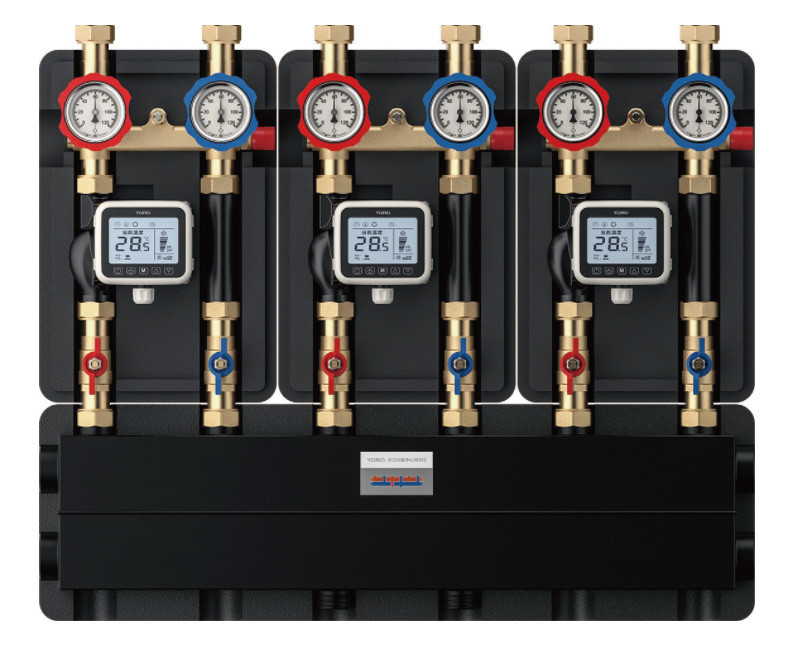 8163-B Multiple Heating Supplies Water Mixing Cogeneration Center Triple-Unit Group High Temperature Direct Control Type