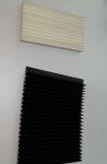 excellent oil-resistance folded bellow covers black colour for protect laser