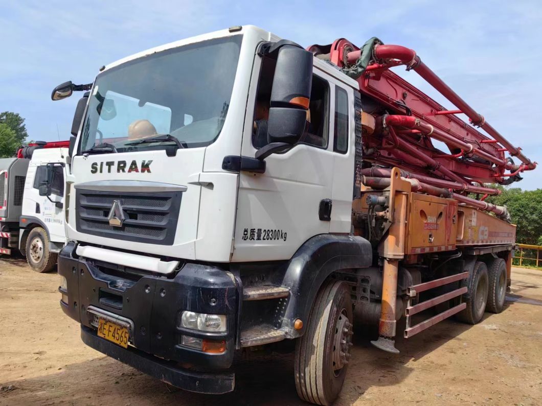 2014 Sy 38m Concrete Boom Pump Machine Equipment Used Concrete Pump Truck
