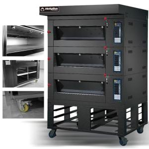 Quality 6-Tray Electric Baking Oven Commercial Bakery Equipment 20.7kw Power wholesale
