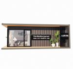 30ft Portable Wooden Container House Durable Steel Structure for Marine
