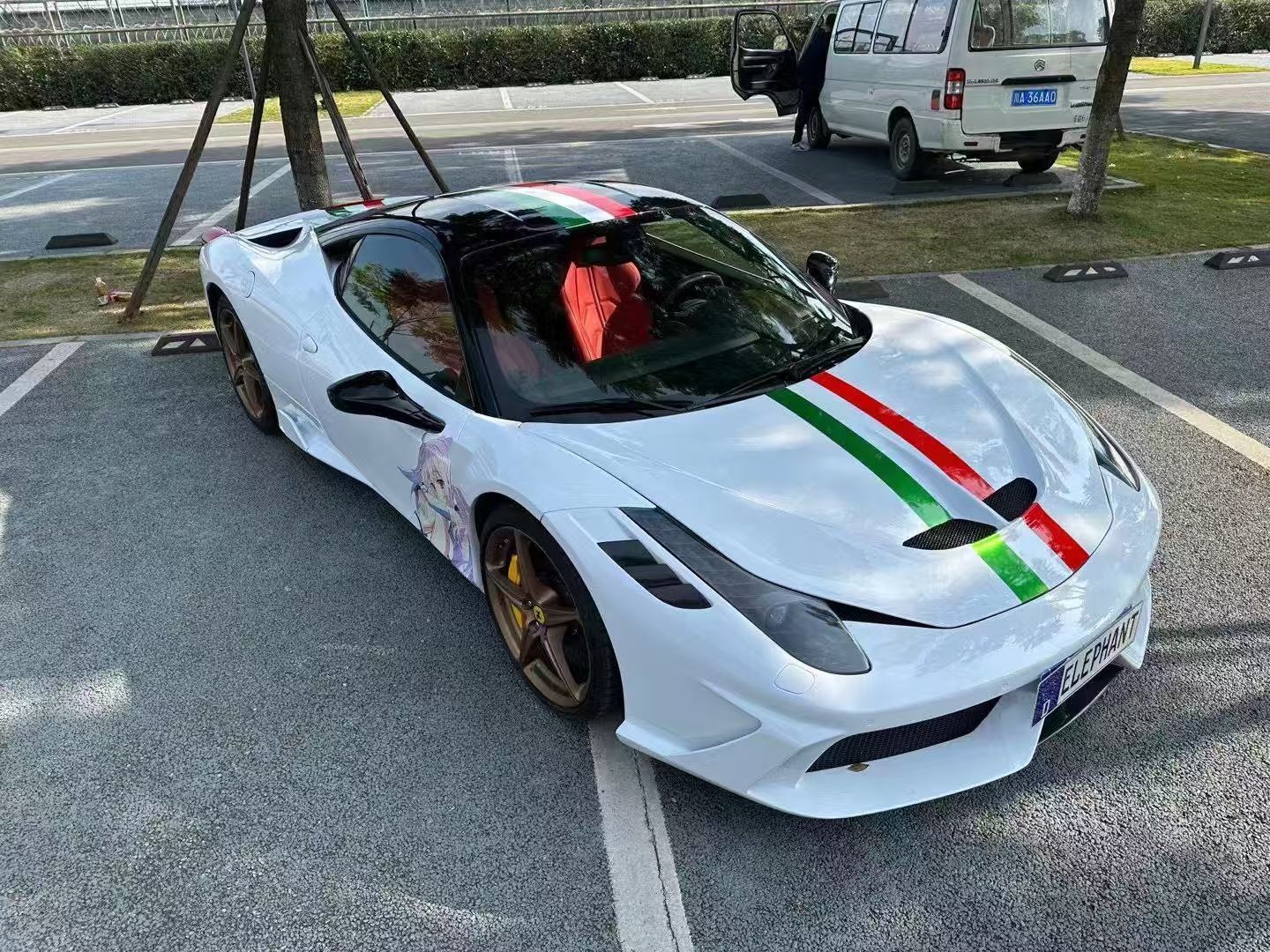 Ferrari 458 Body Kit SP Style Carbon Fiber Front And Rear Bumper Spoiler Hood 2010-2014