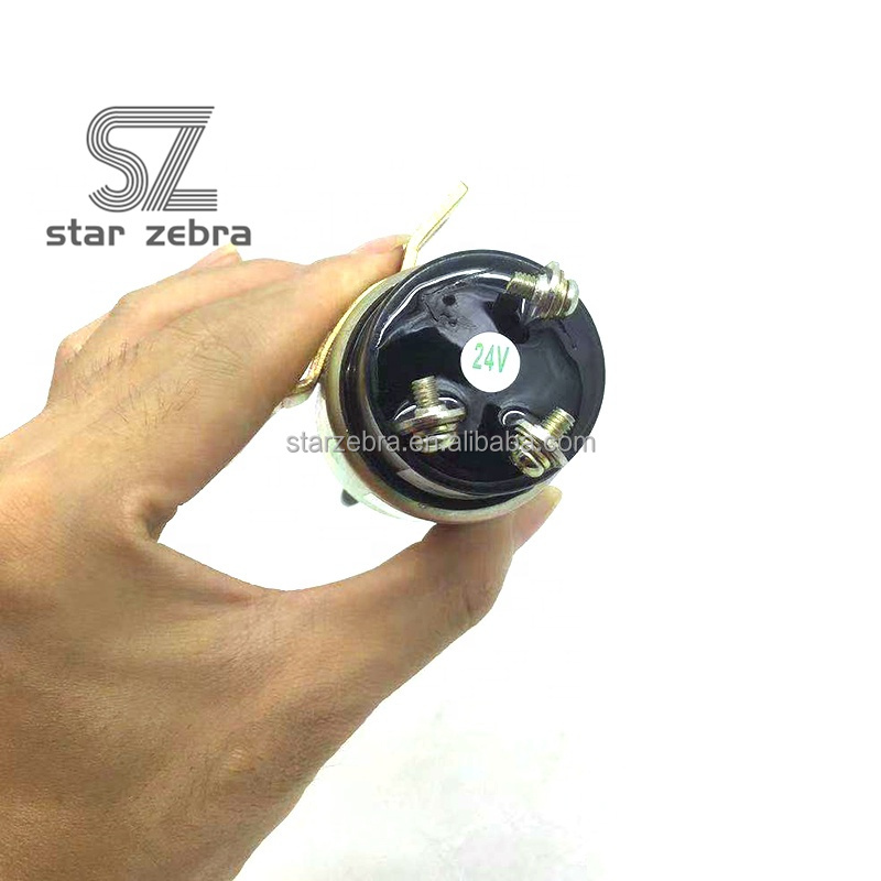 High Guarantee 1751-24E7U1B1S5A Excavator Electric Parts 24V Flameout Solenoid Valve SK75 Stop Solenoid Valve