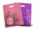 Clothes Packaging HDPE Plastic Die Cut Handle Bags