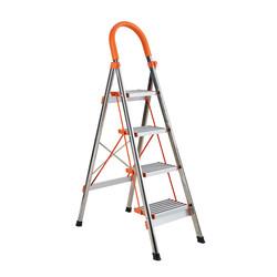 Quality Aluminium Folding 4 Steps Household Kitchen Safety Step Ladders wholesale