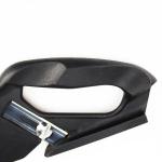 SS304 Black Heavy Duty Carpet Knife Adjustable Blade Depth