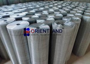 Quality GI Electric Galvanized Welded Wire Mesh Rolls 1&quot; Hole Size 25m wholesale