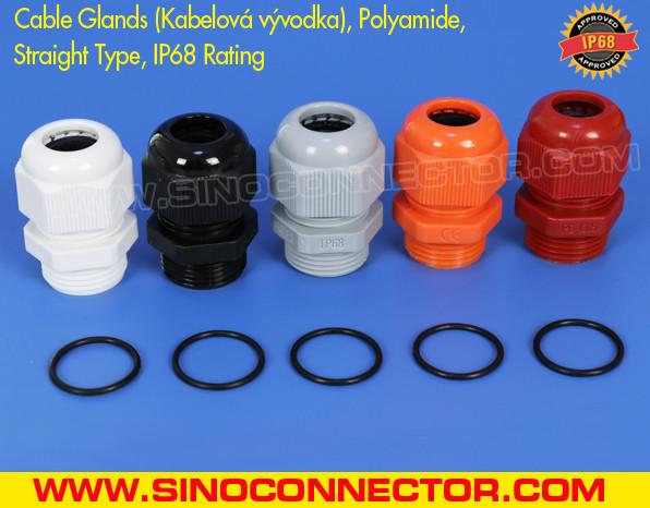 PG7-PG48 Nylon Adjustable Cable Glands, PG Plastic Compression Glands IP68